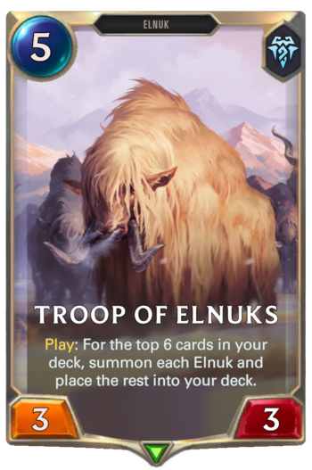 Troop of Elnuks Card