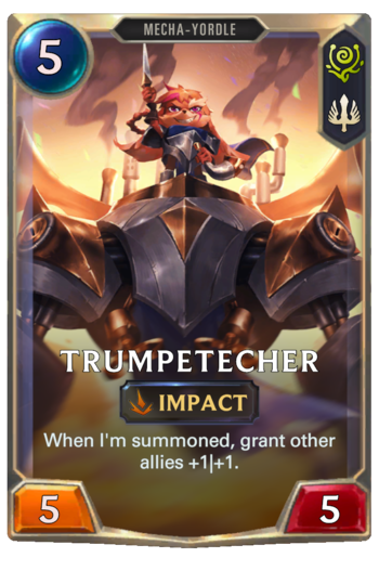 Trumpetecher Card