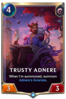 Trusty Adnere Card