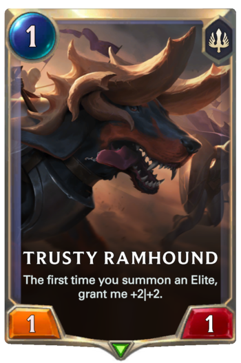 Trusty Ramhound Card