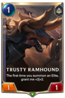 Trusty Ramhound Card