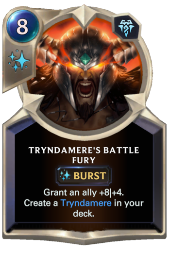 Tryndamere's Battle Fury Card