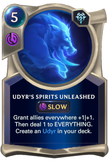 Udyr's Spirits Unleashed Card