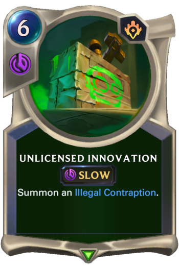 Unlicensed Innovation Card