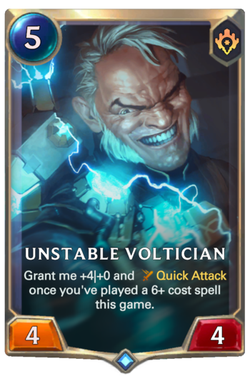 Unstable Voltician Card