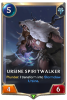 Ursine Spiritwalker Card
