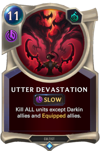 Utter Devastation Card