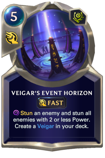 Veigar's Event Horizon Card
