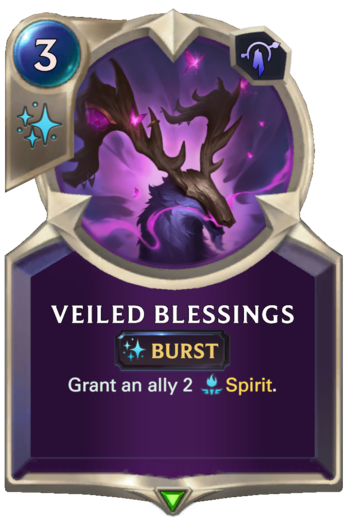 Veiled Blessings Card