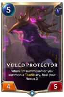 Veiled Protector Card