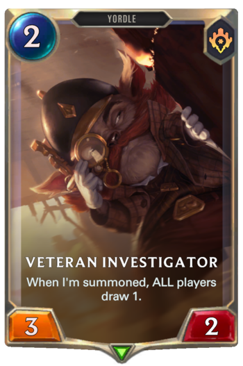 Veteran Investigator Card