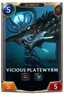 Vicious Platewyrm Card