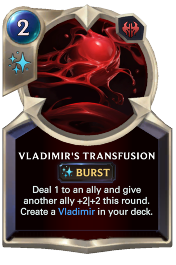 Vladimir's Transfusion Card