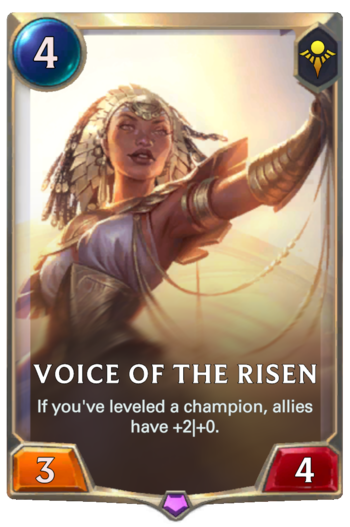 Voice of the Risen Card