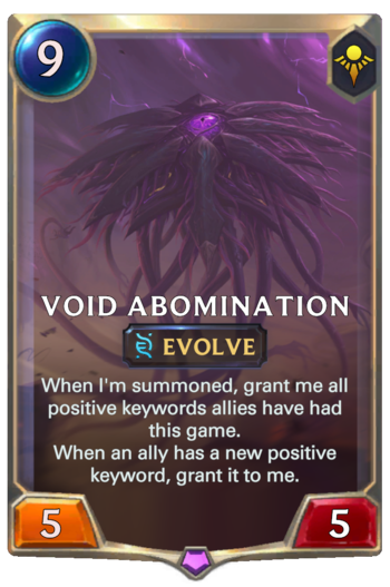 Void Abomination Card