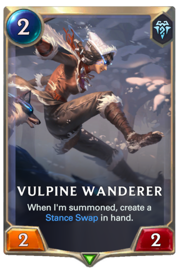 Vulpine Wanderer Card