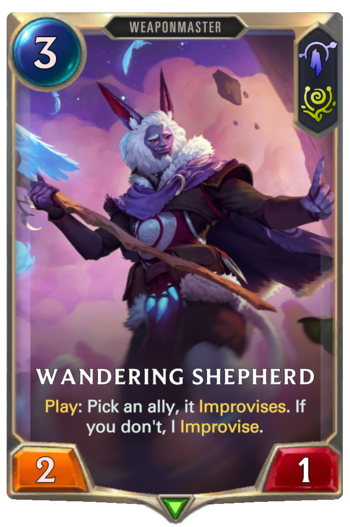 Wandering Shepherd Card