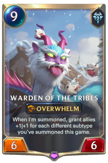 Warden of the Tribes Card