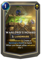 Warlord's Hoard Card