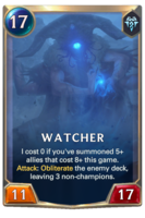 Watcher Card
