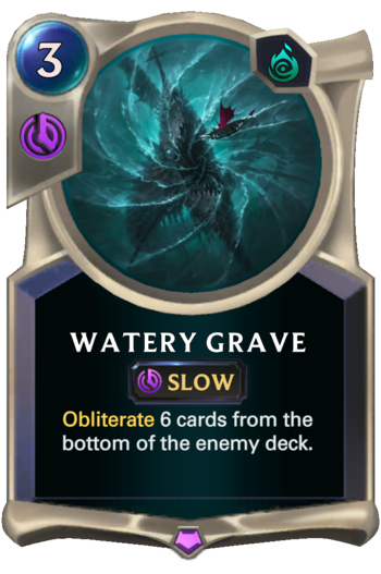 Watery Grave Card