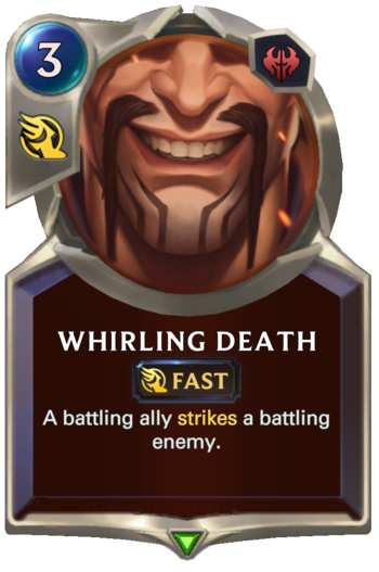 Whirling Death Card