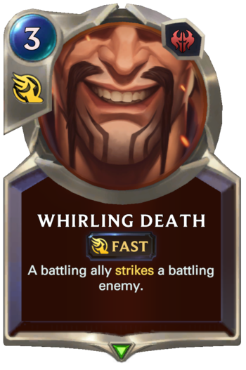 Whirling Death Card