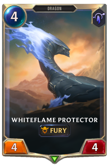 Whiteflame Protector Card