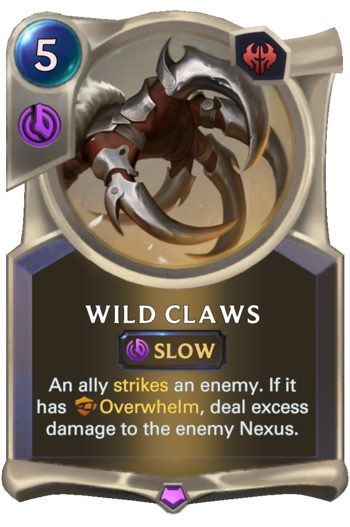 Wild Claws Card