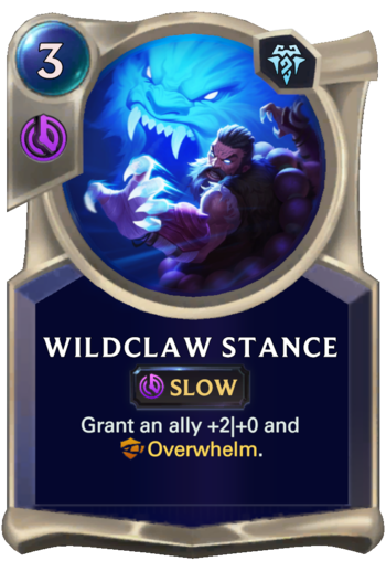 Wildclaw Stance Card