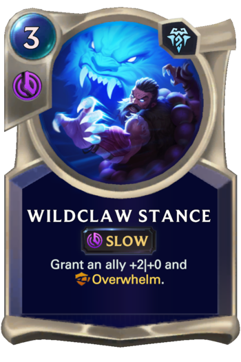 Wildclaw Stance Card