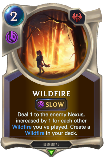 Wildfire Card