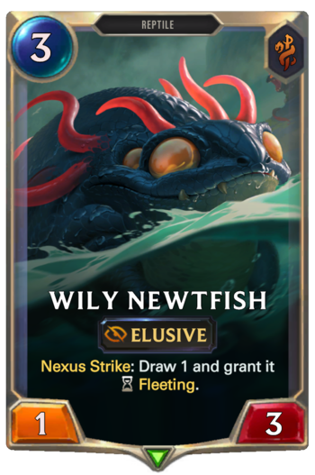 Wily Newtfish Card