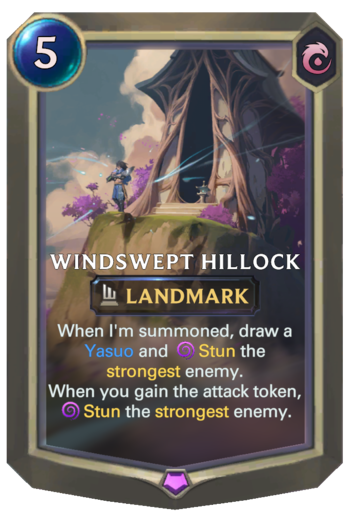 Windswept Hillock Card