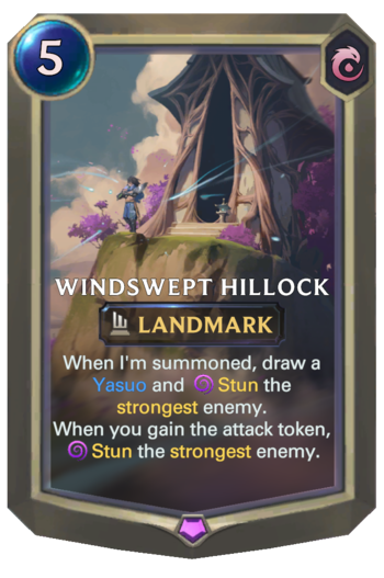 Windswept Hillock Card