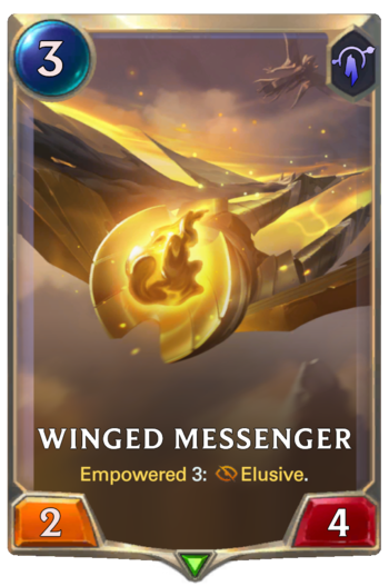 Winged Messenger Card