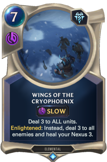 Wings of the Cryophoenix Card