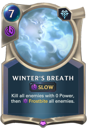 Winter's Breath Card