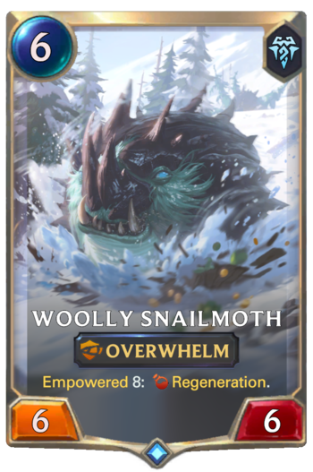 Woolly Snailmoth Card