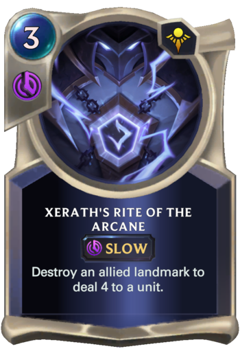 Xerath's Rite of the Arcane Card