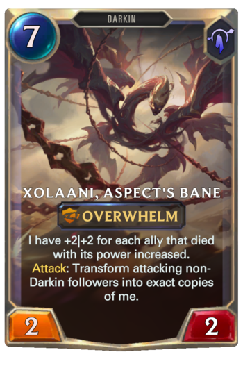Xolaani, Aspect's Bane Card
