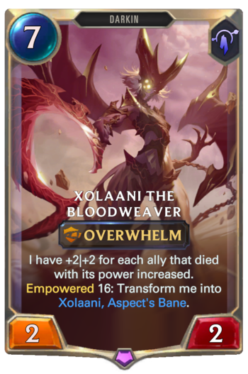 Xolaani the Bloodweaver Card