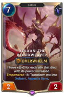 Xolaani the Bloodweaver Card