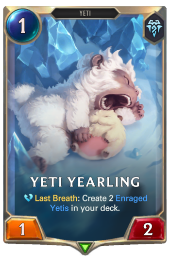 Yeti Yearling Card