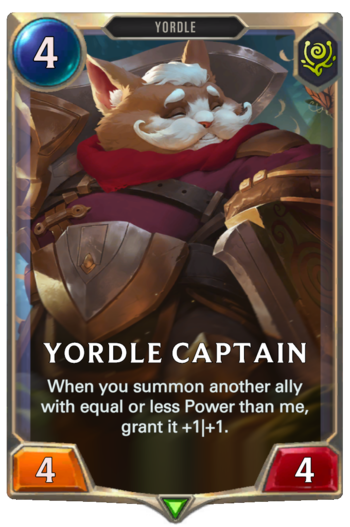 Yordle Captain Card