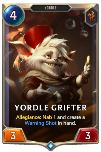 Yordle Grifter Card