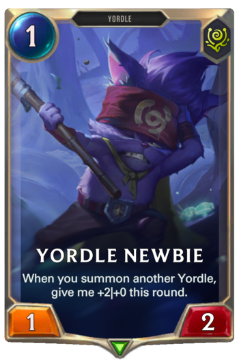 Yordle Newbie Card