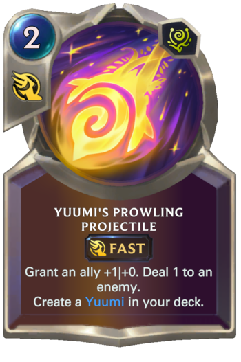 Yuumi's Prowling Projectile Card
