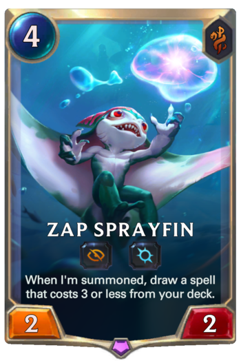 Zap Sprayfin Card