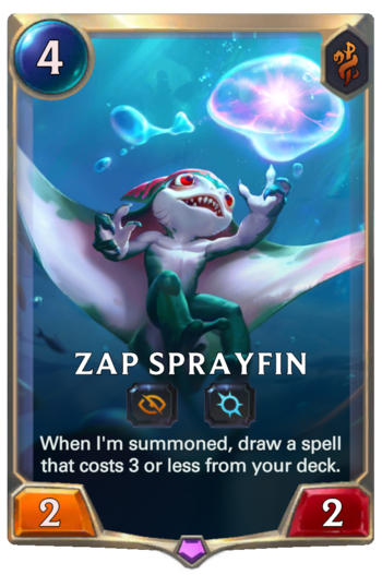 Zap Sprayfin Card